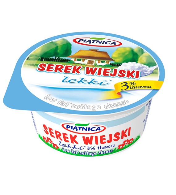 PIĄTNICA SEREK WIEJSKI LIGHT 150g/12