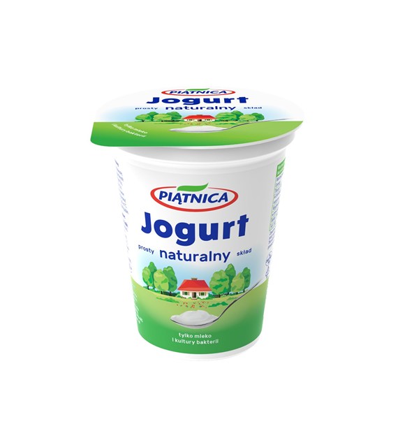 PIĄTNICA JOGURT NATURALNY 2% 330g/12