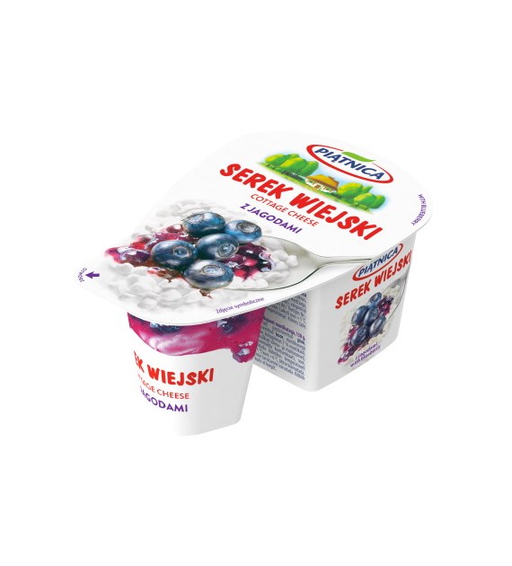 PIĄTNICA SEREK WIEJSKI OW JAGODA 150g/9