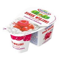 PIĄTNICA SEREK WIEJSKI OW MALINA-ŻURAWINA 150g/9