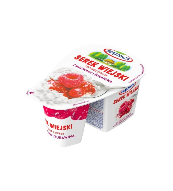 PIĄTNICA SEREK WIEJSKI OW MALINA-ŻURAWINA 150g/9