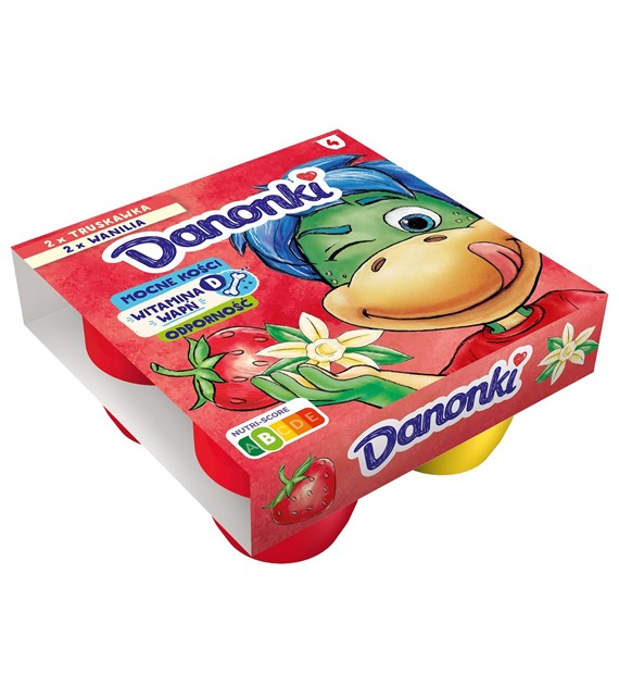 DANONE DANONKI MEGA TRUSK-WANILIA 4x90g/6