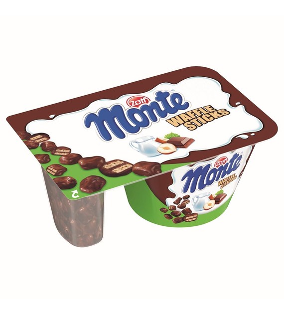 ZOTT MONTE CHOCO FLAKES/WAFFLE 125g/10