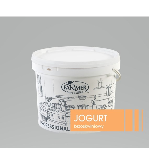 FARMER JOGURT 5kg 2,8% BRZOSKWINIA