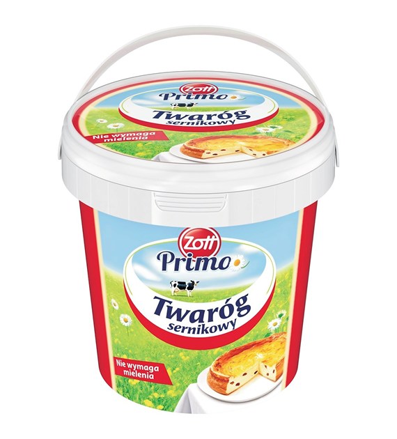 ZOTT TWARÓG SERNIKOWY PRIMO 1kg/6