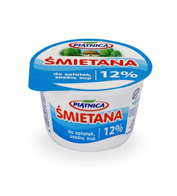 PIĄTNICA ŚMIETANA 200g 12% (12)