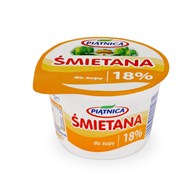 PIĄTNICA ŚMIETANA 200g 18% (12)