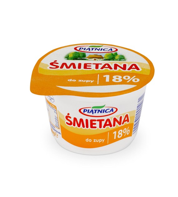 PIĄTNICA ŚMIETANA 200g 18% (12)