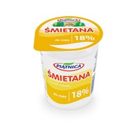 PIĄTNICA ŚMIETANA 400g 18% (12)