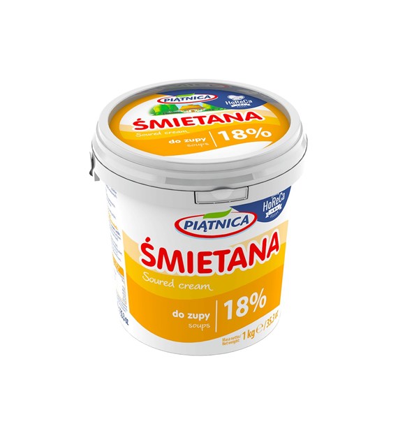 PIĄTNICA HORECA ŚMIETANA 1L 18% (6)