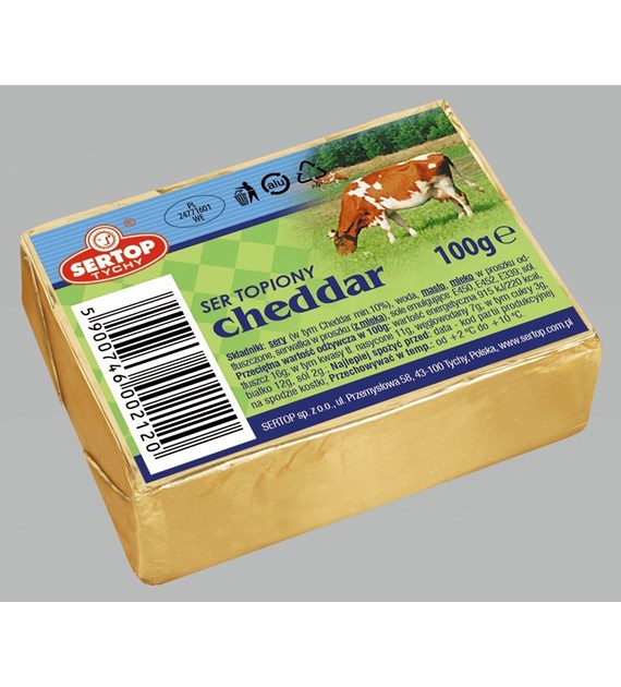 SERTOP SER TOPIONY CHEDDAR 100g/10