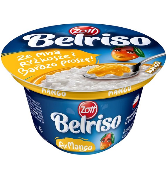 ZOTT BELRISO EXOTIC 200g/12 mango / kokos