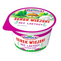 PIĄTNICA SEREK WIEJSKI B/LAKTOZY 200g/12