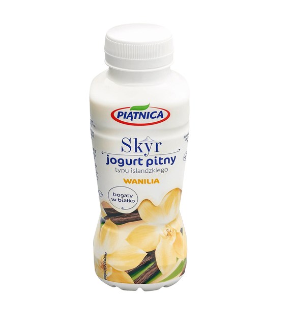 PIĄTNICA JOGURT 330ml SKYR PITNY WANILIA (12)