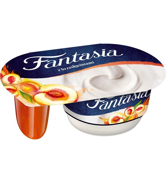 DANONE FANTASIA BRZOSKWINIA 118g/12