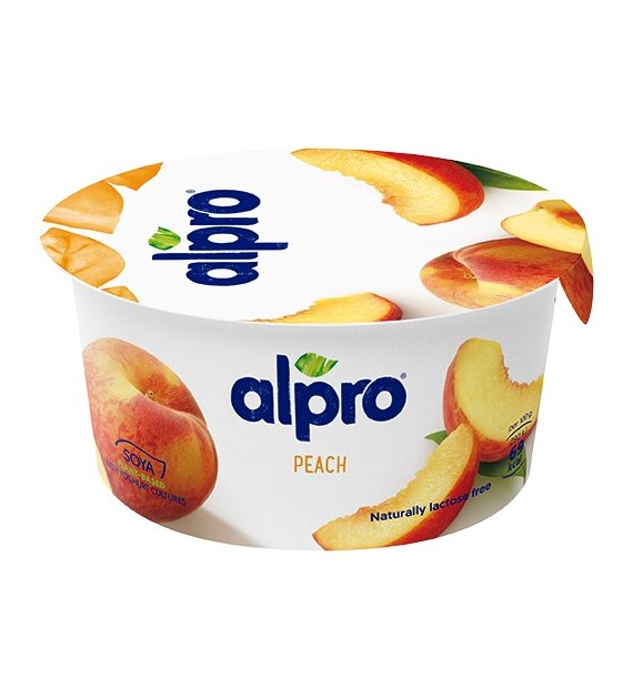 ALPRO JOGURT SOJOWY BRZOSKWINIA 150g/6