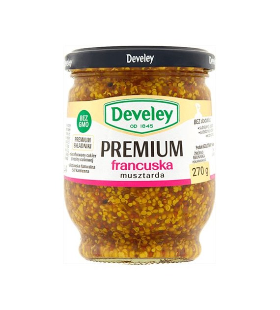 DEVELEY MUSZTARDA FRANCUSKA 270g/12