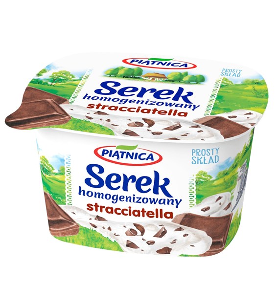 PIĄTNICA SEREK HOMO STRACCIATELLA 150g/12