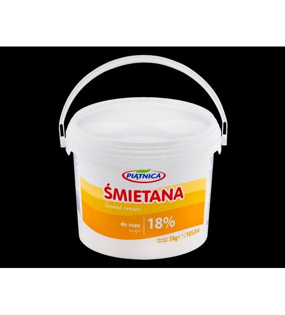 PIĄTNICA HORECA ŚMIETANA 3L 18%