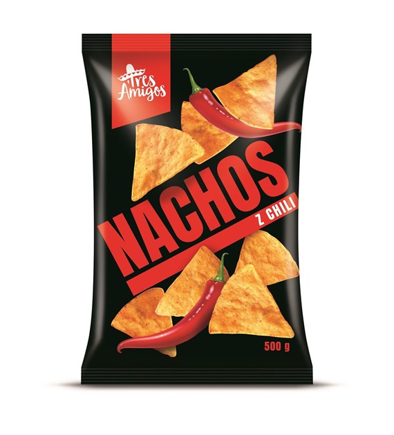 FANEX NACHOS TORTILLA CHIPS CHILI 500g/12