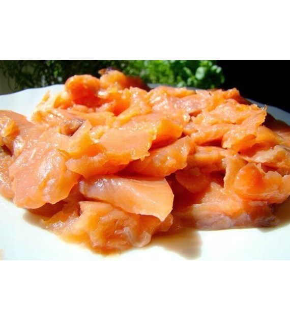R. ŁOSOŚ WĘDZONY ŚCINKI SAŁATKOWY 1kg/10 Hanseatic