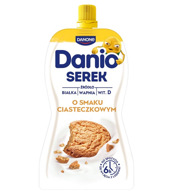 DANONE DANIO W SASZETCE 120g/16 CIASTECZKOWE