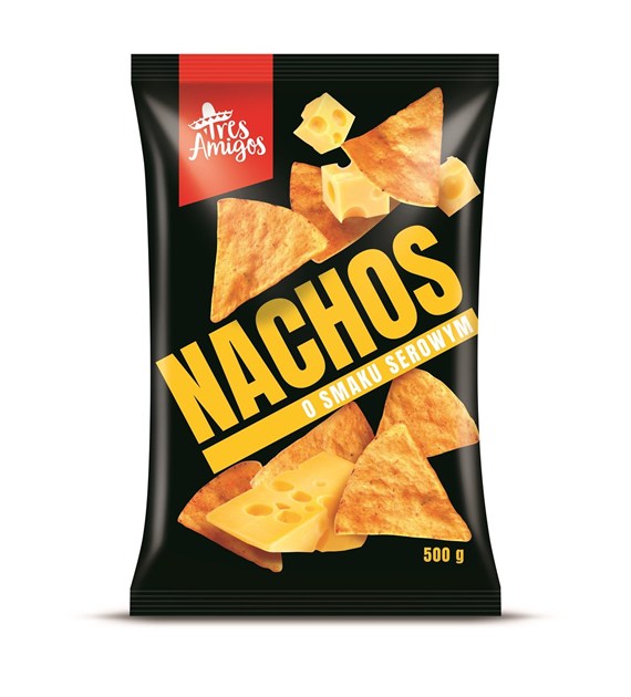 FANEX NACHOS TORTILLA CHIPS CHEESE SEROWE 500g/12