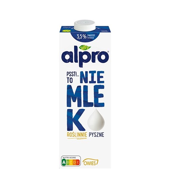 ALPRO NIE MLEKO OWSIANE UHT 3,5% 1L (8)