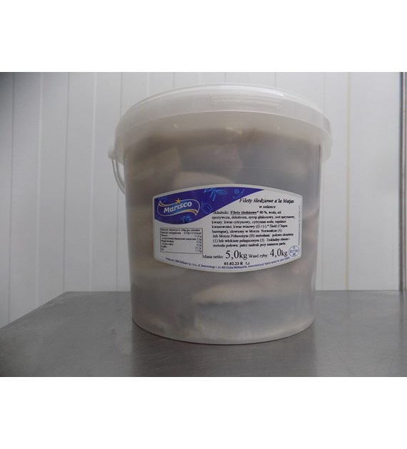 R. FILETY ŚLEDZIOWE SOLONE a`la matj 5/4kg MARISCO