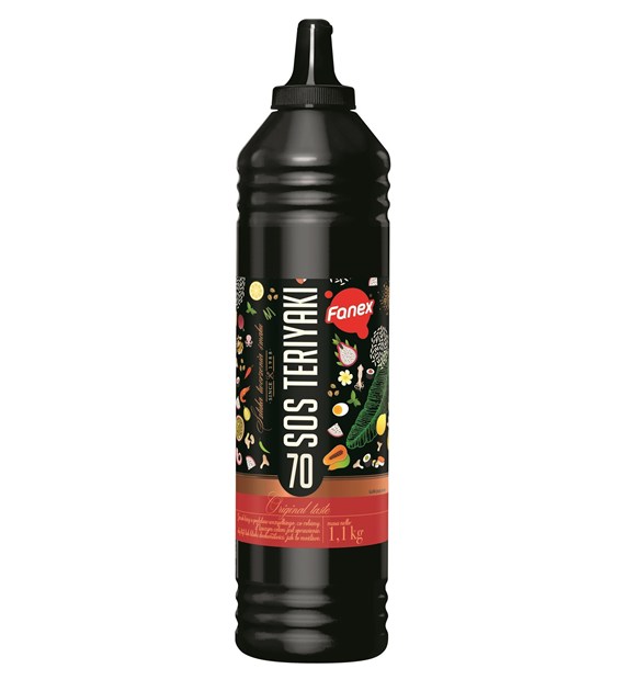 FANEX SOS TERIYAKI BEZ KONSERWANTÓW 1,1kg/4