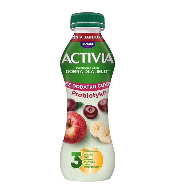 DANONE ACTIVIA DO PICIA 270g CZER-JABŁ-BAN B/C (6)