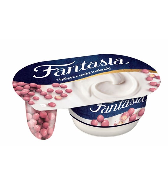 DANONE FANTASIA KULKI TRUSKAWKOWE 100g/12