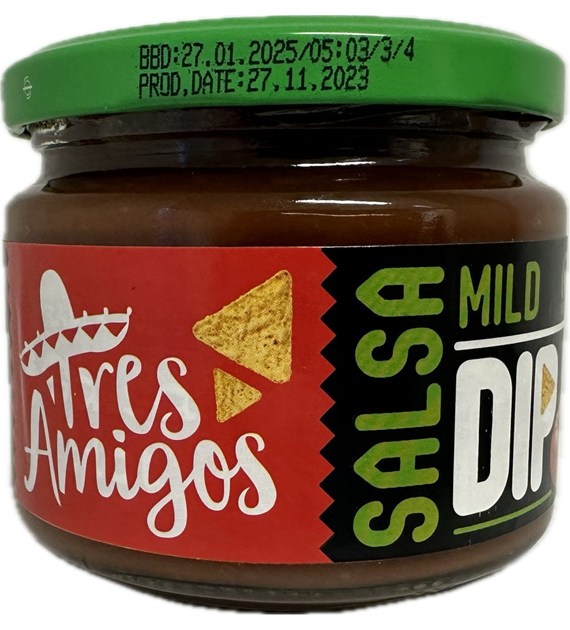 FANEX DIP SALSA POMIDOROWA MILD 300g/6 Tres Amigos