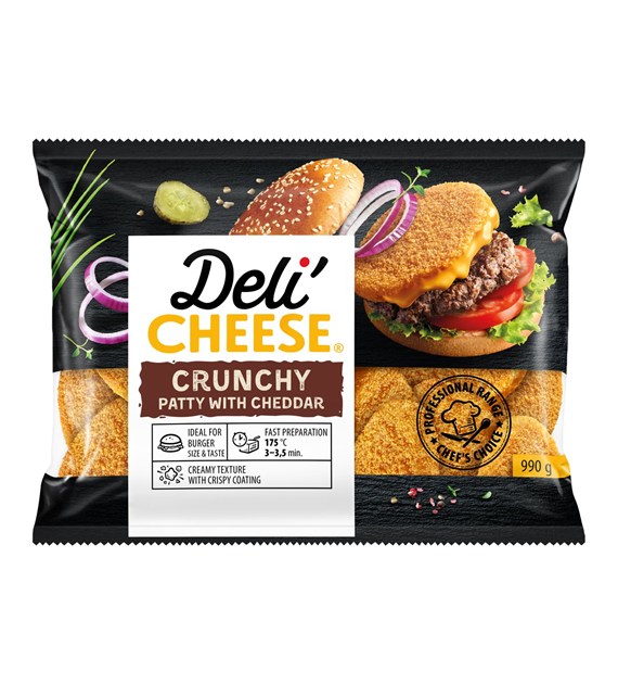 DELI` CHEESE PRZEKĄSKA CHEDDAR W PANIERCE 990g/11
