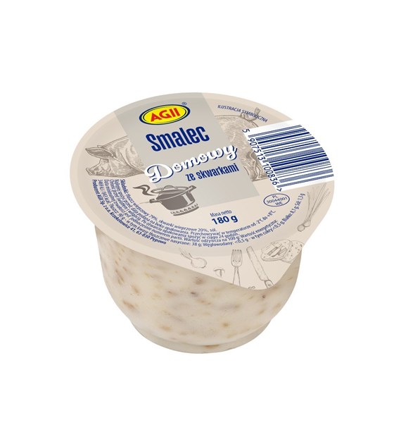 AGI SMALEC WYBOROWY DOMOWY ZE SKWARKAMI 180g/8
