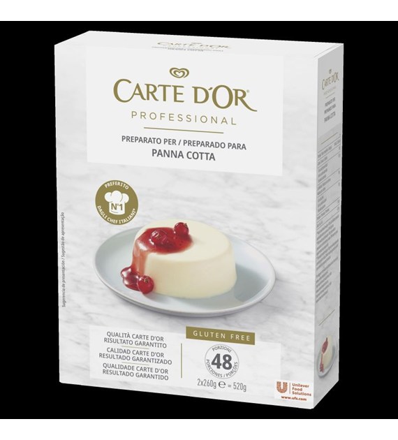 CARTE D`OR PANNA COTTA 0,52kg/6 (2x260g)
