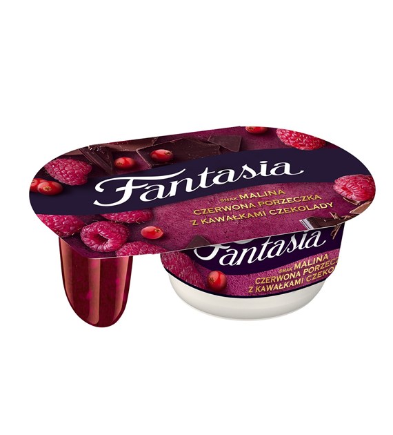 DANONE FANTASIA CZERWONE OWOC Z KAW. CZEK. 116g/12