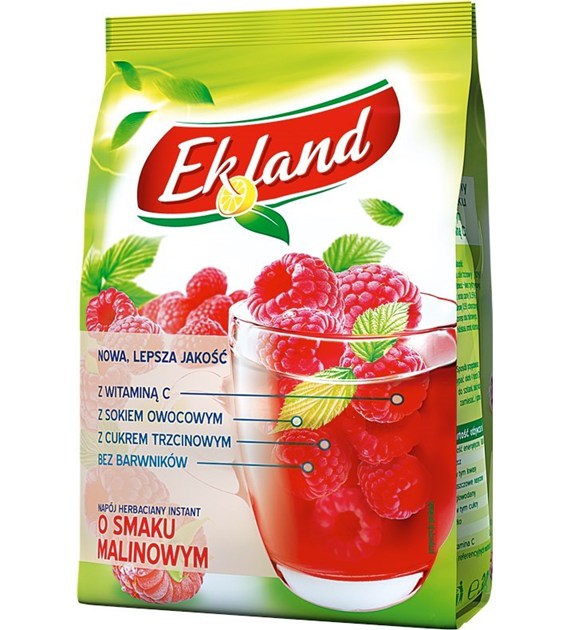 EKLAND NAPÓJ HERBACIANY MALINOWY 300g/12