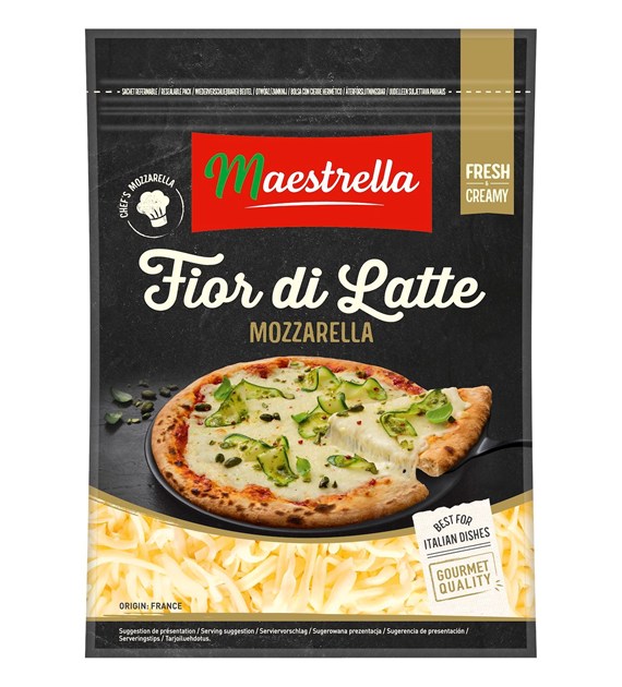 EURIAL MOZZARELLA FIOR DI LATTE WIÓRY 45% 150g/8