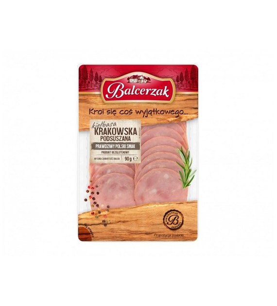 BALCERZAK KIEŁBASA KRAKOW PODSUSZ PLASTRY 90g/10