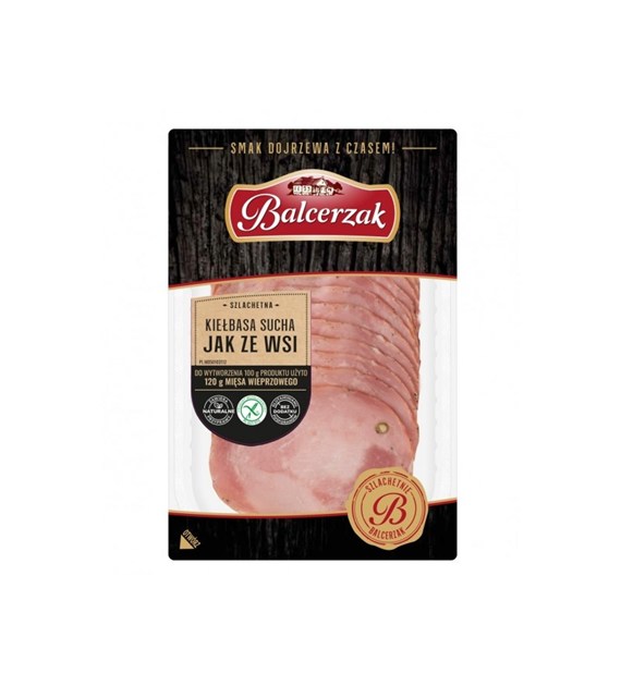 BALCERZAK KIEŁBASA SUCHA JAK ZE WSI PLASTRY 90g/10