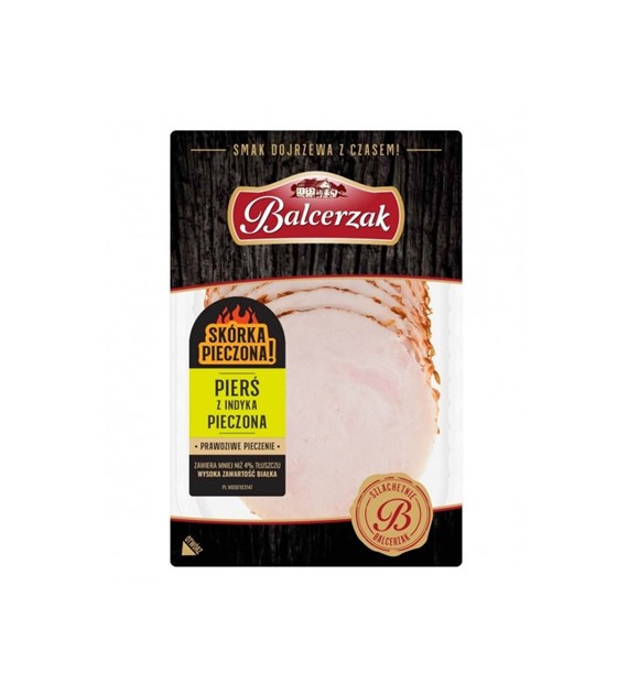 BALCERZAK PIERŚ Z INDYKA PIECZONA PLASTRY 100g/10