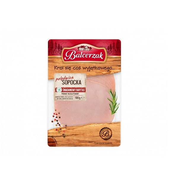 BALCERZAK POLĘDWICA SOPOCKA PLASTRY 100g/10