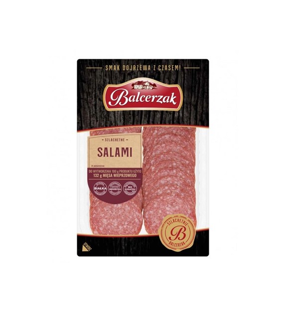 BALCERZAK SALAMI ORYGIN NIEMIECKIE PLASTRY 80g/10
