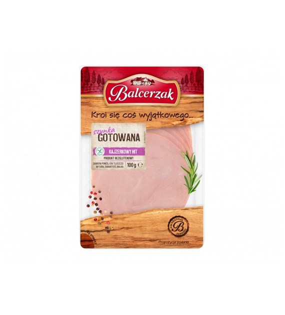 BALCERZAK SZYNKA GOTOWANA PLASTRY 100g/10