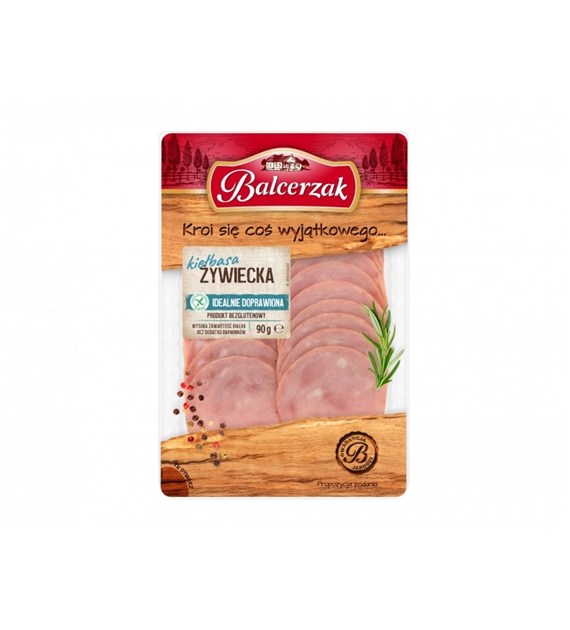 BALCERZAK KIEŁBASA ŻYWIECKA EXTRA PLASTRY 90g/10