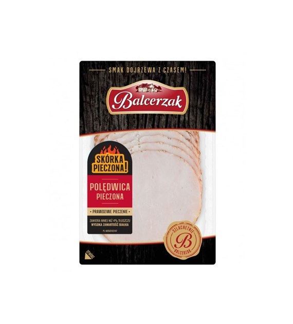 BALCERZAK POLĘDWICA PIECZONA PLASTRY 100g/10