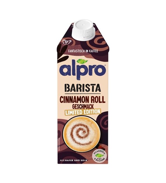ALPRO NAPÓJ OWSIANO-SOJOWY CYNAMON 750ml/8 BARISTA