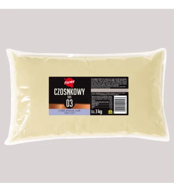 FANEX SOS CZOSNKOWY 3kg/3 worek z korkiem