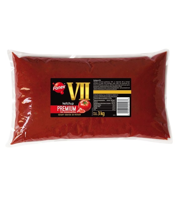 FANEX KETCHUP VII 3kg/3 worek z korkiem